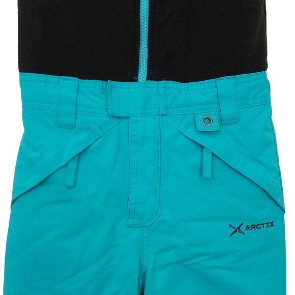 Arctix A6 Fleece Top Snow Bib Overalls Pants Kids XS Green Insulated Unisex - Picture 4 of 11